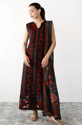 ZEB DHANAK EMBROIDERY DRESS 3 PIECE 2369