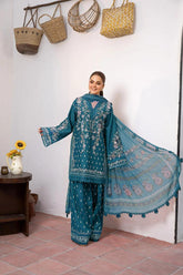 SOBIA NAZIR DHANAK EMBROIDERY DRESS 3 PIECE 2366