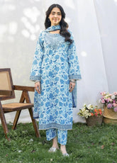 PANACHE KHADDAR PRINTED EMBROIDERY DRESS 3 PIECE 2402