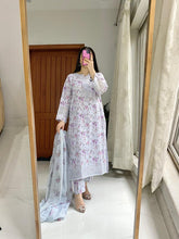 MARIA B LAWN EMBROIDERY DRESS 3 PIECE 2287