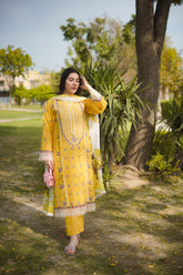 ANEELAS LAWN PRINTED EMBROIDERY DRESS 3 PIECE UNSTITCHED