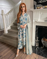 MARIA B LAWN EMBROIDERY DRESS 3 PIECE 2320