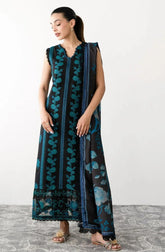 ZEB DHANAK EMBROIDERY DRESS 3 PIECE 2369