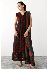 ZEB LAWN EMBROIDERY DRESS 3 PIECE 2301