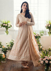 AZURE EMBROIDERY CHIFFON DRESS 3 PIECE