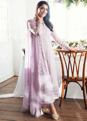 AZURE EMBROIDERED CHIFFON DRESS 3 PIECE  2360