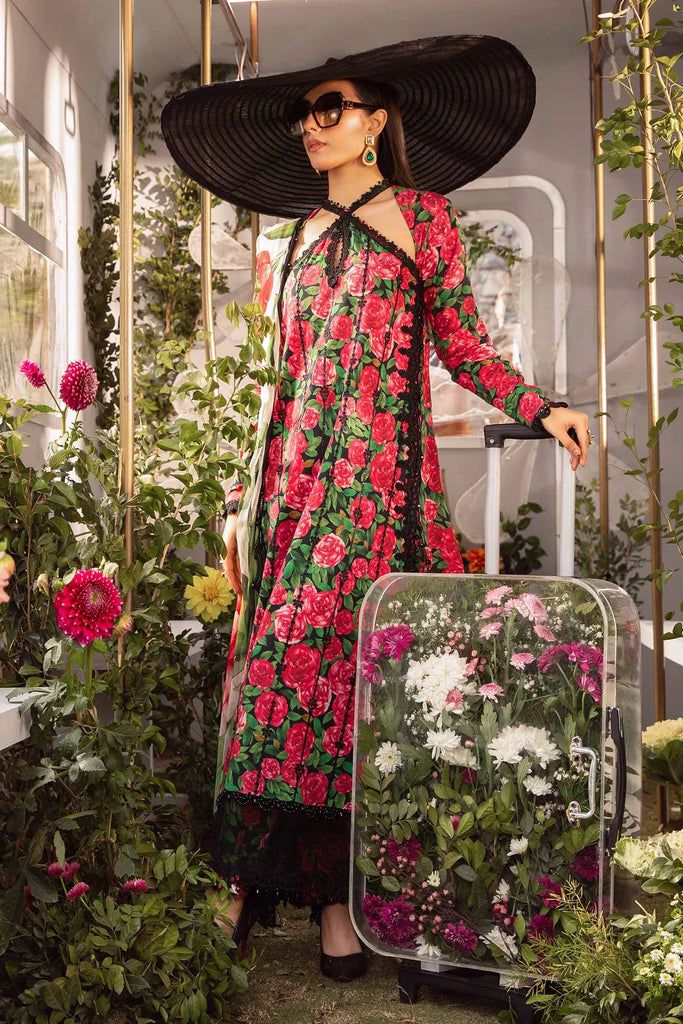 MARIA B EID COLLECTION LAWN PRINTED DRESS 3 PIECE UNSTITCHED