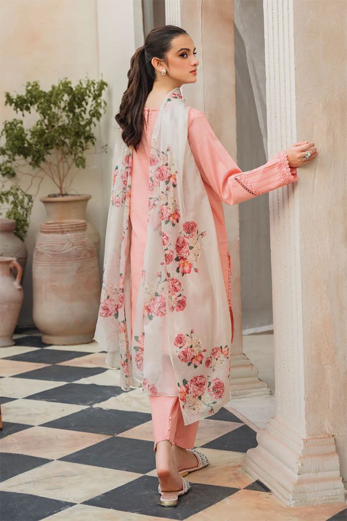 ZIVA EID COLLECTION LAWN EMBROIDERY DRESS 3 PIECE UNSTITCHED