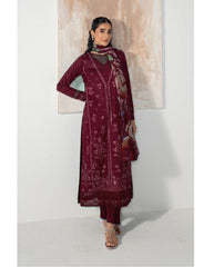 MARIA B DHANAK EMBROIDERY DRESS 3 PIECE 2376
