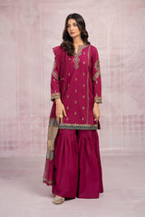 MARIA B LAWN EMBROIDERY DRESS 3 PIECE UNSTITCHED