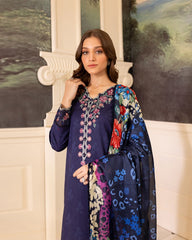 FARASHA LAWN PRINTED EMBROIDERY DRESS 3 PIECE UNSTITCHED