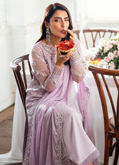 AZURE EMBROIDERED CHIFFON DRESS 3 PIECE  2360
