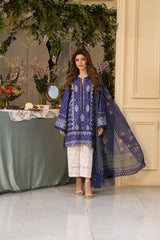 SOBIA NAZIR LAWN PRINTED EMBROIDERY DRESS 3 PIECE UNSTITCHED