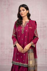 MARIA B LAWN EMBROIDERY DRESS 3 PIECE UNSTITCHED