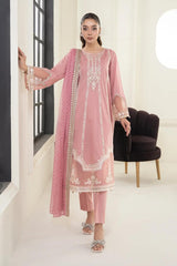 MARIA B DHANAK EMBROIDERY DRESS 3 PIECE 2357