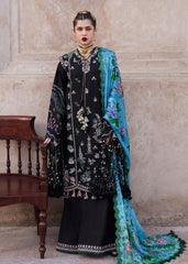 HUSSAIN REHAR DHANAK EMBROIDERY DRESS 3 PIECE 2365
