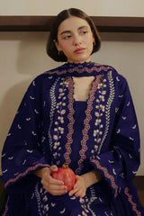 MARIA B DHANAK EMBROIDERY DRESS 3 PIECE 2357