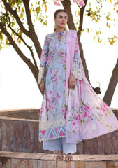 ELAAF LAWN PRINTED EMBROIDERY DRESS 3 PIECE UNSTITCHED