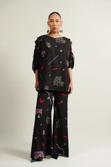 LULUSAR SILK PRINTED DRESS 2 PIECE 2399