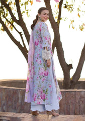 ELAAF LAWN PRINTED EMBROIDERY DRESS 3 PIECE UNSTITCHED