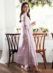 AZURE EMBROIDERED CHIFFON DRESS 3 PIECE  2360