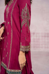 MARIA B LAWN EMBROIDERY DRESS 3 PIECE UNSTITCHED