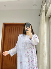 MARIA B LAWN EMBROIDERY DRESS 3 PIECE 2287
