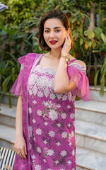 ASIFA NABEEL LAWN PRINTED EMBROIDERY DRESS 3 PIECE UNSTITCHED