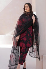 FARASHA LAWN PRINTED EMBROIDERY DRESS 3 PIECE UNSTITCHED