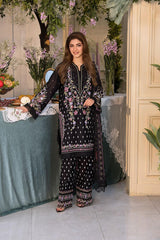 SOBIA NAZIR LAWN PRINTED EMBROIDERY DRESS 3 PIECE UNSTITCHED