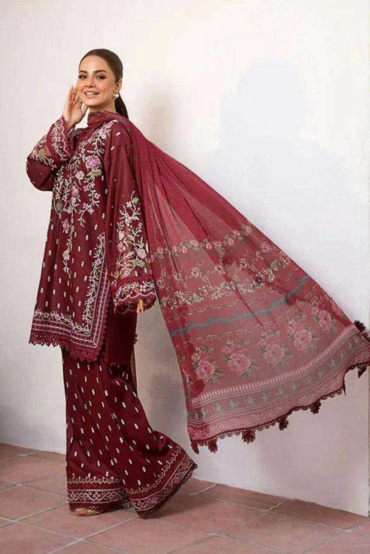 SOBIA NAZIR LAWN PRINTED EMBROIDERY DRESS 3 PIECE