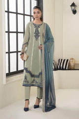 MARIA B DHANAK EMBROIDERY DRESS 3 PIECE 2357