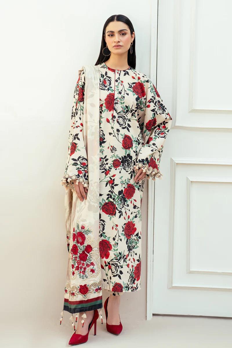 ASIFA NABEEL LAWN PRINTED EMBROIDERY DRESS 3 PIECE UNSTITCHED