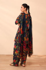 MARIA B KHADDAR PRINTED EMBROIDERY DRESS 3 PIECE 2395