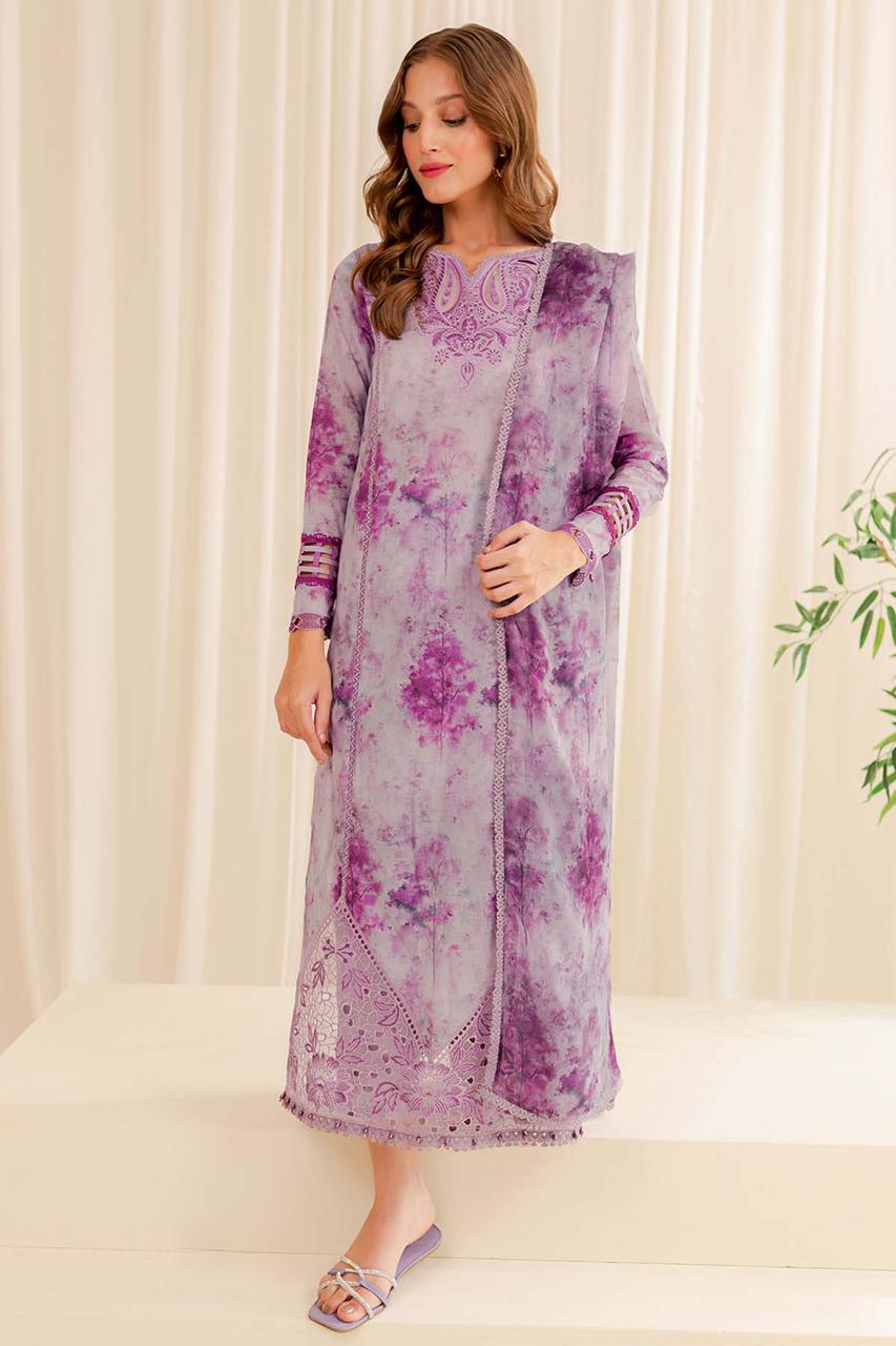 FARASHA LAWN PRINTED EMBROIDERY DRESS 3 PIECE UNSTITCHED