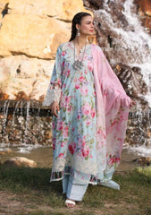 ELAAF LAWN PRINTED EMBROIDERY DRESS 3 PIECE UNSTITCHED