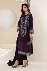MARIA B LAWN EMBROIDERY DRESS 3 PIECE UNSTITCHED
