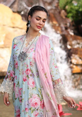 ELAAF LAWN PRINTED EMBROIDERY DRESS 3 PIECE UNSTITCHED